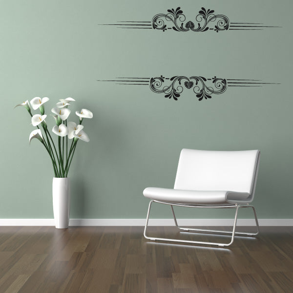 Image of Floral Frame Decals