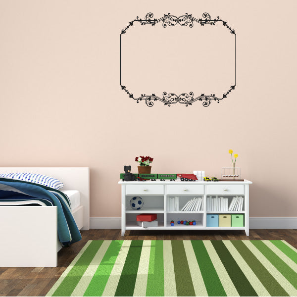 Image of Floral Frame Decals