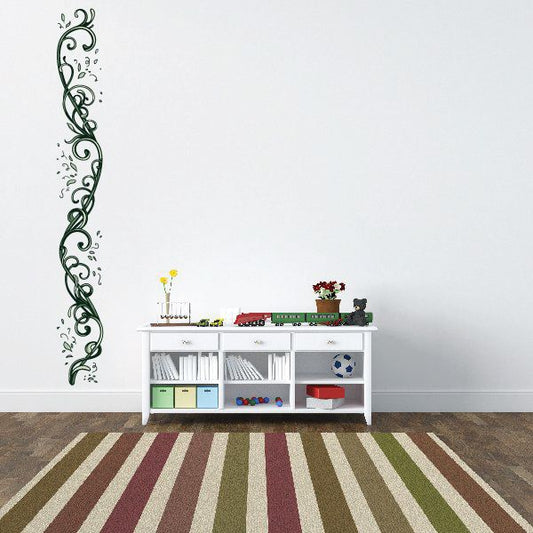 Image of Floral Frame Wall Decal - Vinyl Car Sticker - Uscolor016