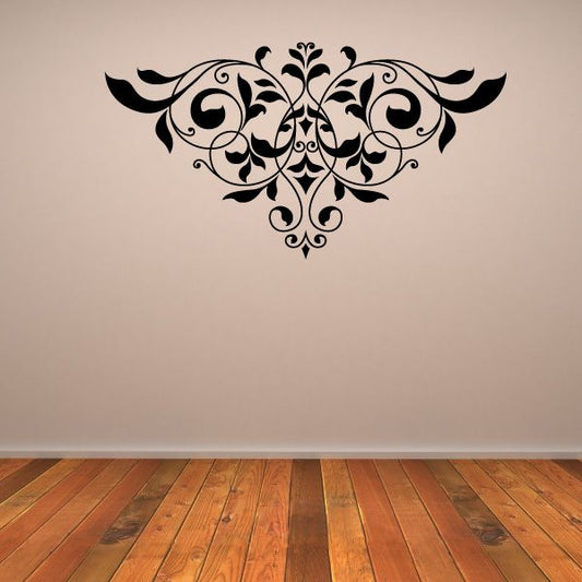 Image of Floraldamask Wall Decal - Vinyl Decal - Car Decal - Id012