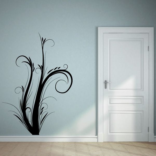 Image of Floralswirl Wall Decal - Vinyl Decal - Car Decal - Id012