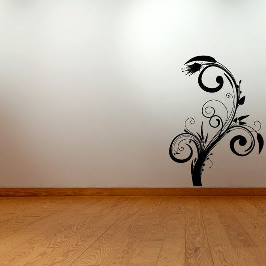 Image of Floralswirl Wall Decal - Vinyl Decal - Car Decal - Id014