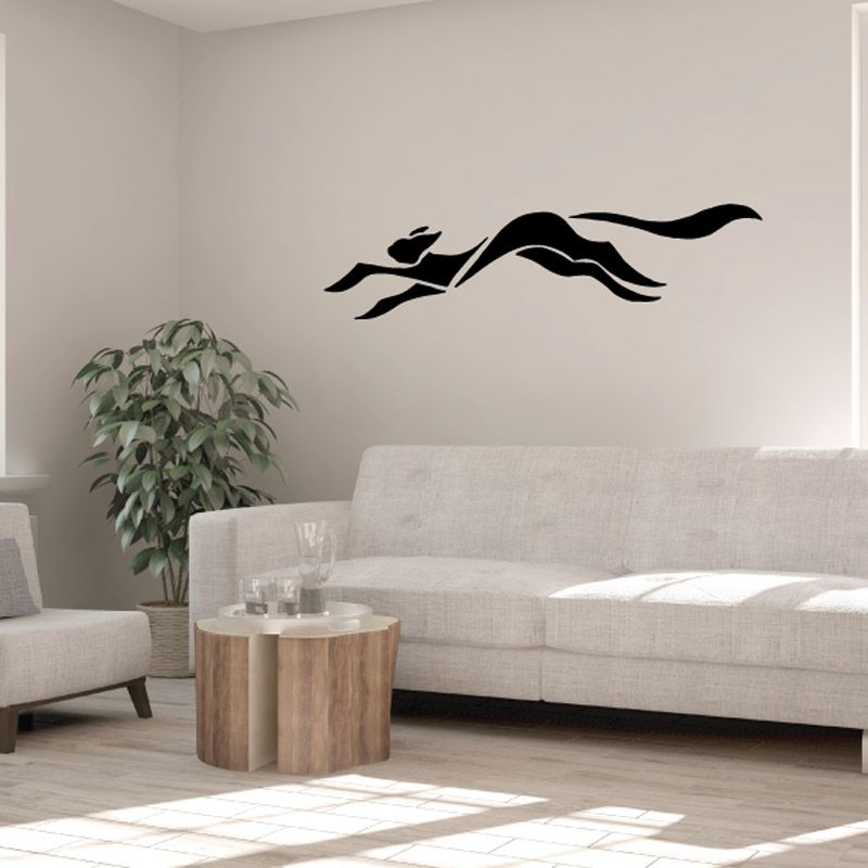 Image of Flow Running Cat Decal