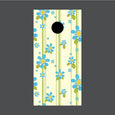 Image of Flower Cornhole Board Wraps