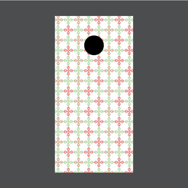 Image of Flower Cornhole Board Wraps