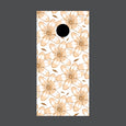 Image of Flower Cornhole Board Wraps