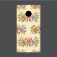 Image of Flower Cornhole Board Wraps