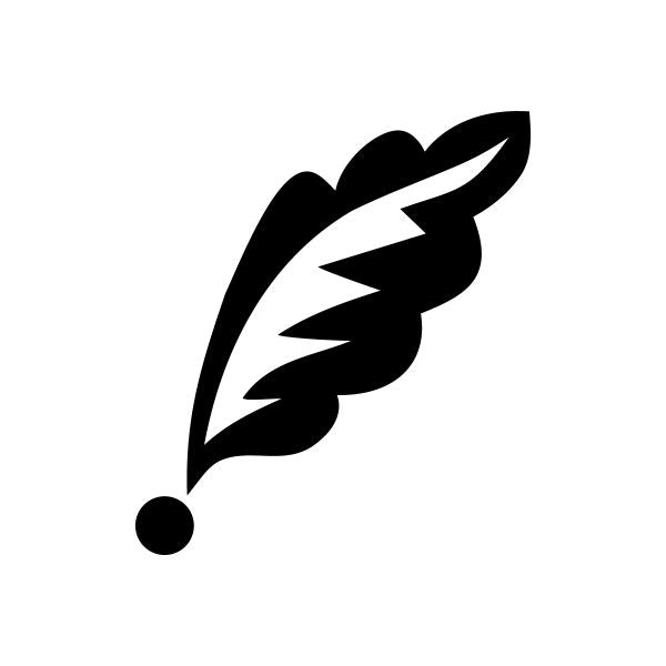 Black flower-shaped car window vinyl decal with petal-and-leaf design