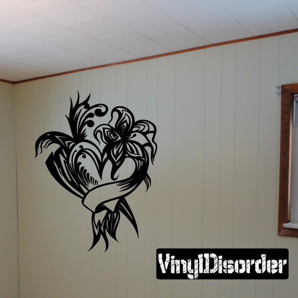 Image of Flower & Heart Decals