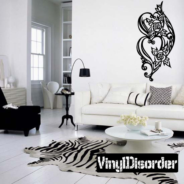 Image of Flower & Heart Decals