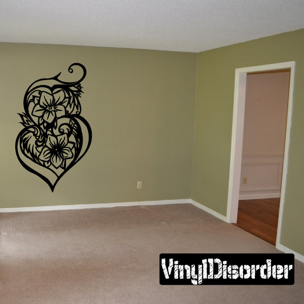 Image of Flower & Heart Decals