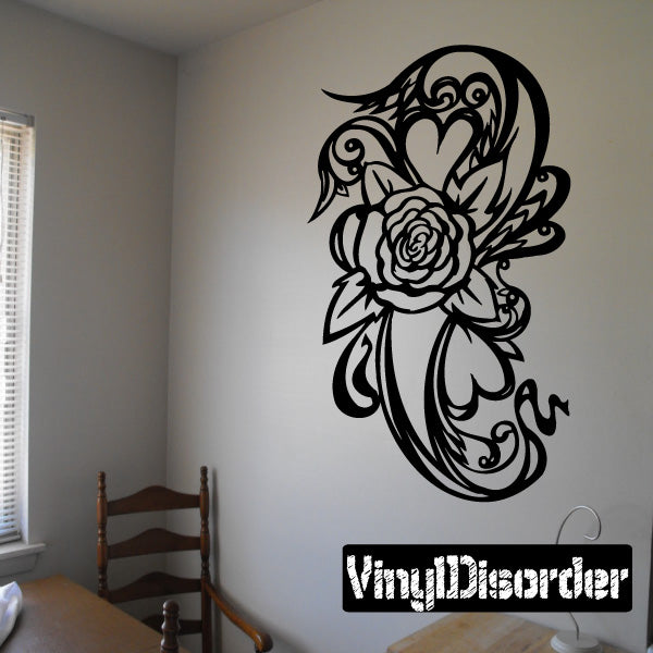 Image of Flower & Heart Decals