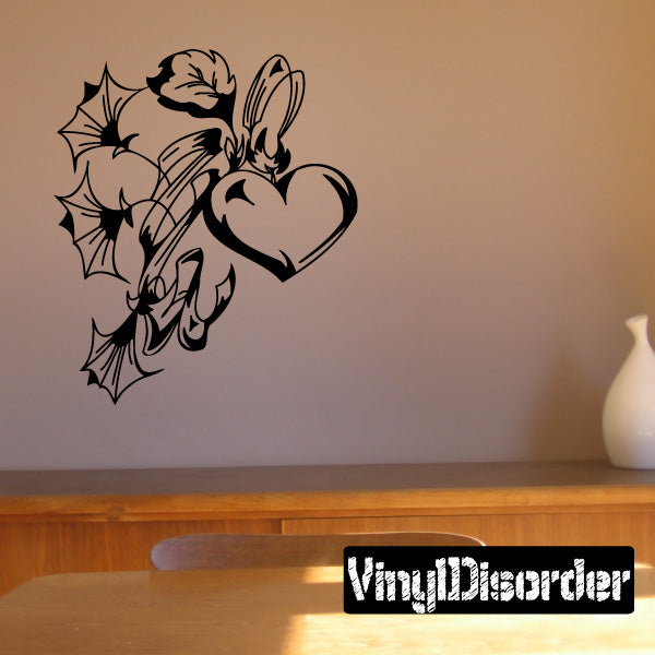 Image of Flower & Heart Decals