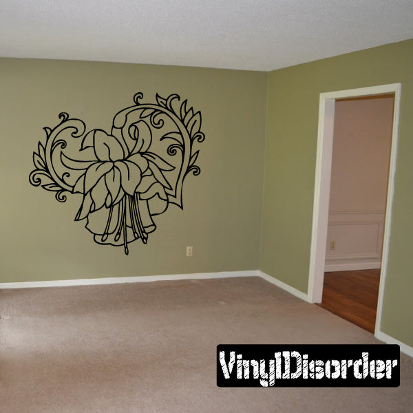 Image of Flower & Heart Decals