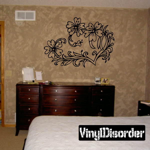 Image of Flower & Heart Decals