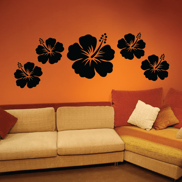 Image of Flower Hibiscus Decals