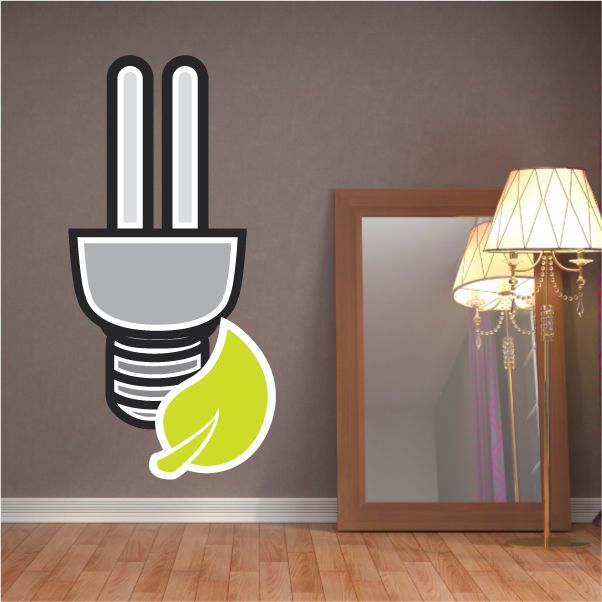 Image of Fluorescent Bulb Sticker