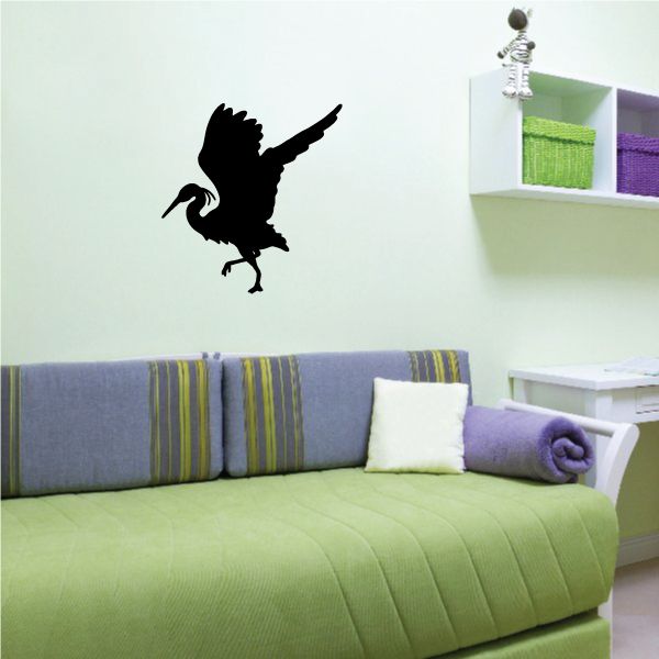 Image of Fluttering Egret Decal