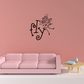 Fly fairy wall decal with flying fairy and 'Fly' lettering