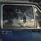 In loving memory car window decal with butterfly and custom text
