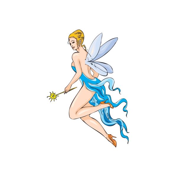 Image of Flying Fairy Queen Sticker