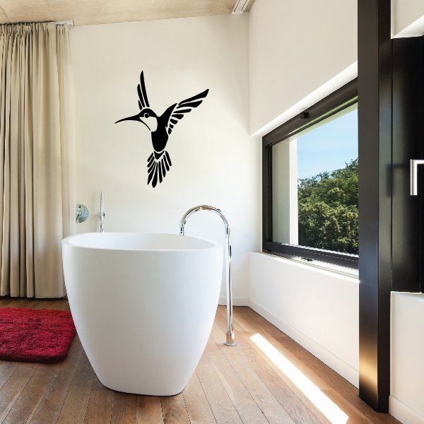 Image of Flying Hummingbird Decal