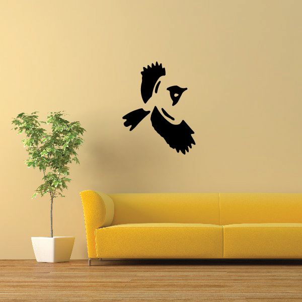 Image of Flying Magpie Bird Decal