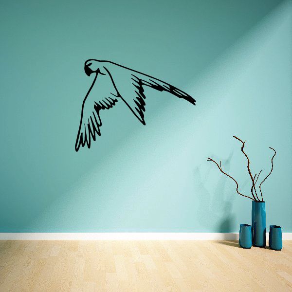 Image of Flying Parrot Decal