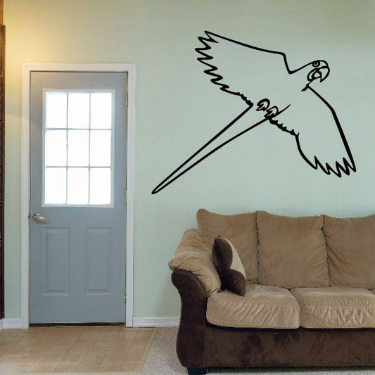 Image of Flying Parrot Decal