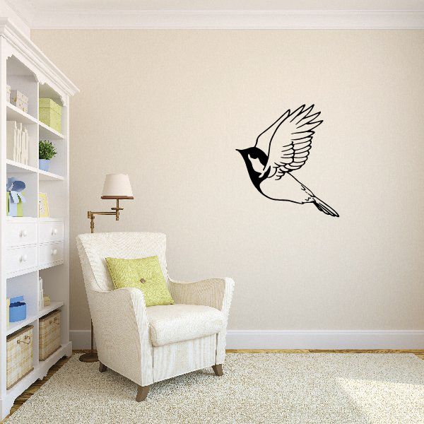 Image of Flying Tit Bird Decal