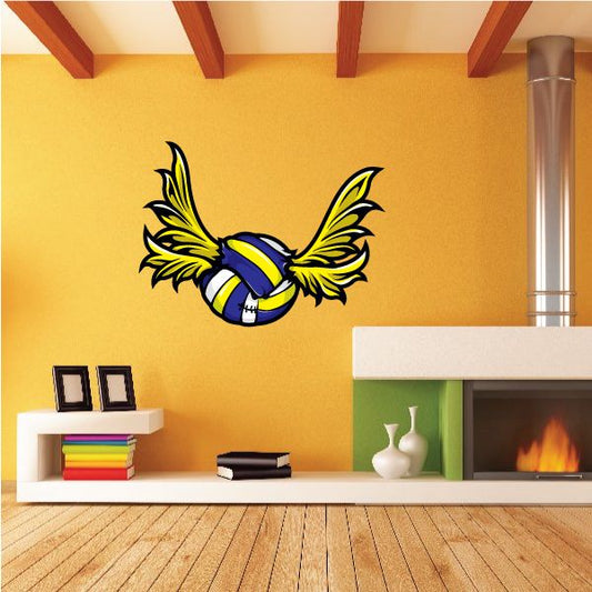 Image of Flying Water Polo Wall Decal - Vinyl Car Sticker - Uscolor002
