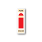 Foam fire extinguisher sticker, rectangular white label with FOAM text and red graphic