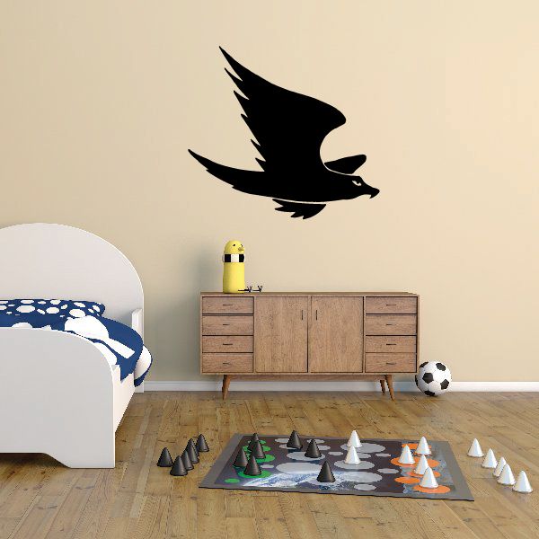 Image of Focused Eagle Swooping Decal