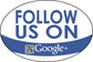 Follow Us on Google Plus Sticker - Vinyl Sticker - Car Sticker - 002