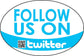 Follow Us on Twitter Sticker - Vinyl Sticker - Car Sticker - 002