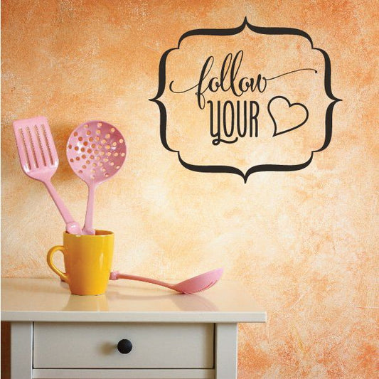 Image of Follow Your Heart Wall Decal