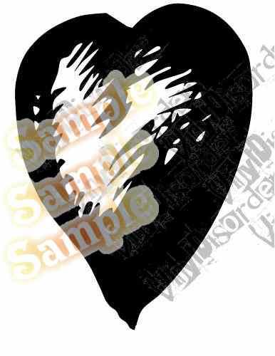 Image of Foo Fighters Heart Decal