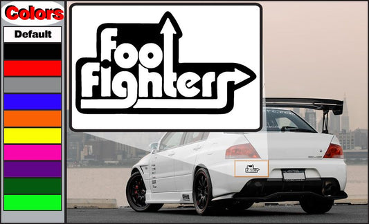 Image of Foo Fighters Original Text Decal