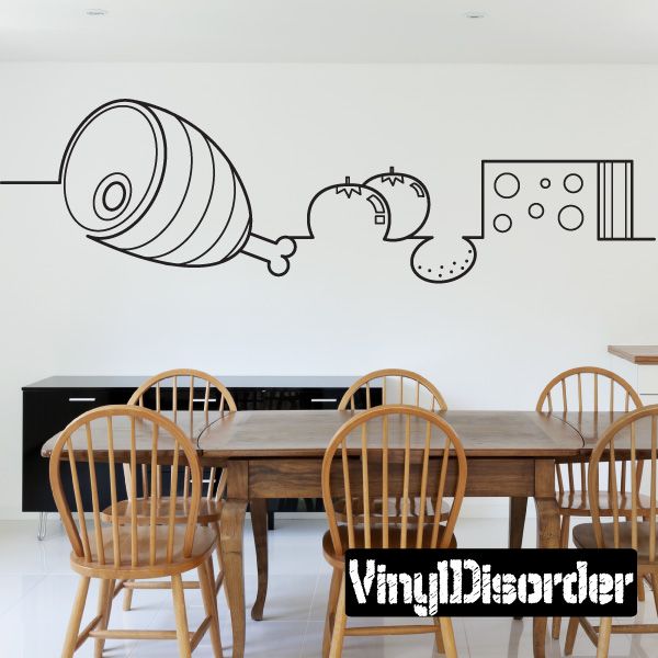 Image of Food Line Art Decal