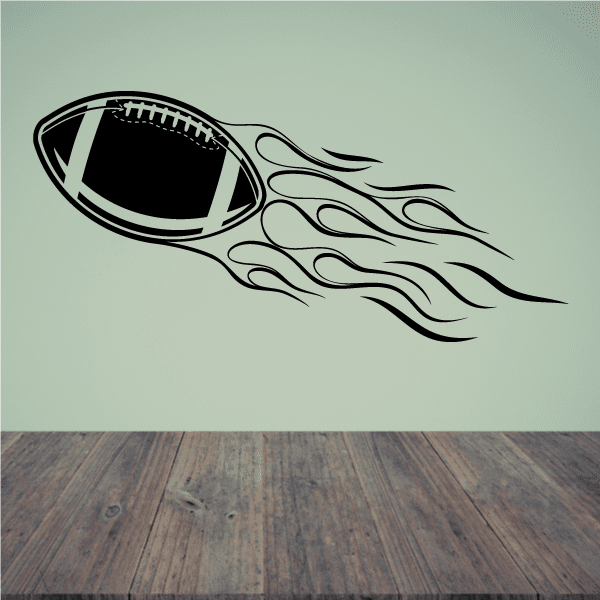 Image of Football Ball Wall Decal - Vinyl Decal - Car Decal - CDS148