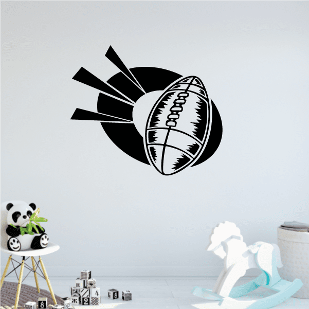 Image of Football Gear Impact Wall Decal - Vinyl Decal - Car Decal - CDS133