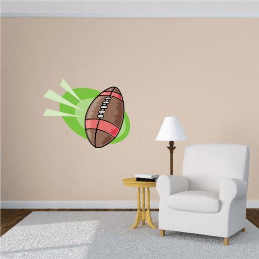 Image of Football Gear Wall Decal - Vinyl Sticker - Car Sticker - Die Cut Sticker - CDSCOLOR020