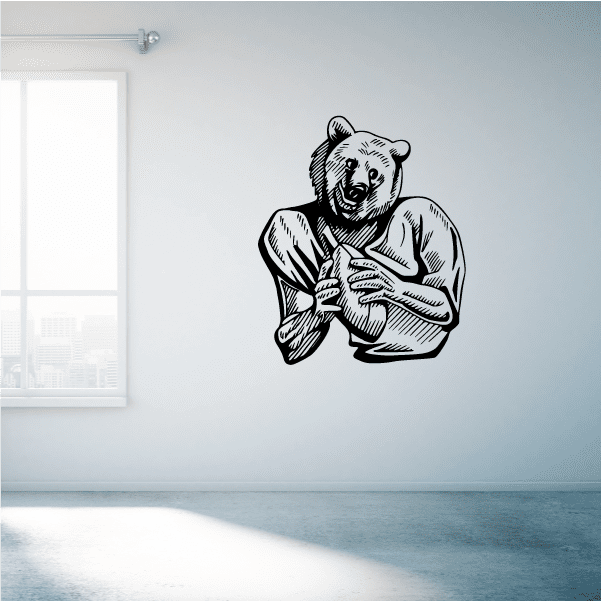 Image of Football Mascot Wall Decal - Vinyl Decal - Car Decal - CDS120