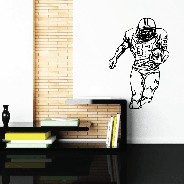 Image of Football Player Wall Decal - Vinyl Decal - Car Decal - CDS078