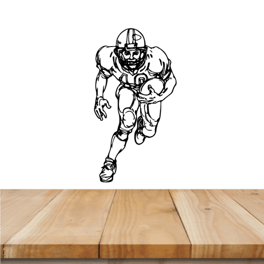 Image of Football Player Wall Decal - Vinyl Decal - Car Decal - CDS083