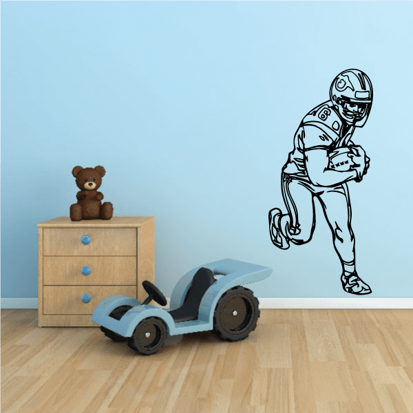 Image of Football Player Wall Decal - Vinyl Decal - Car Decal - CDS104