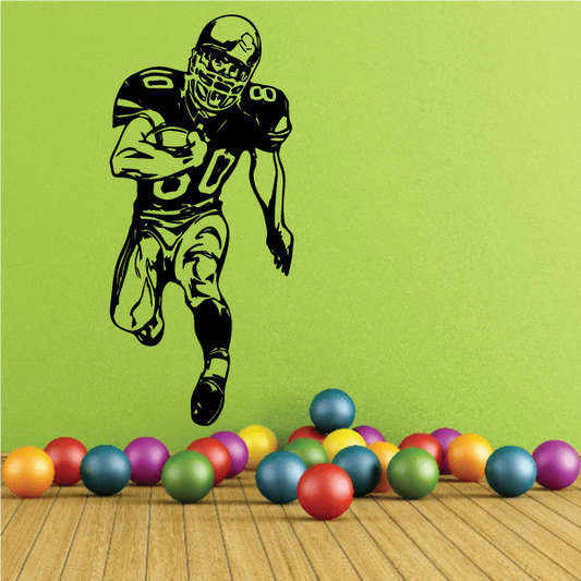 Image of Football Player Wall Decal - Vinyl Decal - Car Decal - CDS112