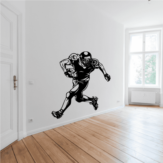 Image of Football Player Wall Decal - Vinyl Decal - Car Decal - CDS115