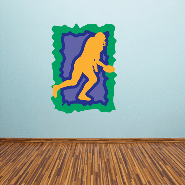 Image of Football Player Wall Decal - Vinyl Sticker - Car Sticker - Die Cut Sticker - CDSCOLOR131