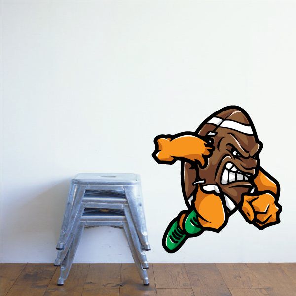Image of Football Wall Decal - Vinyl Car Sticker - Uscolor004